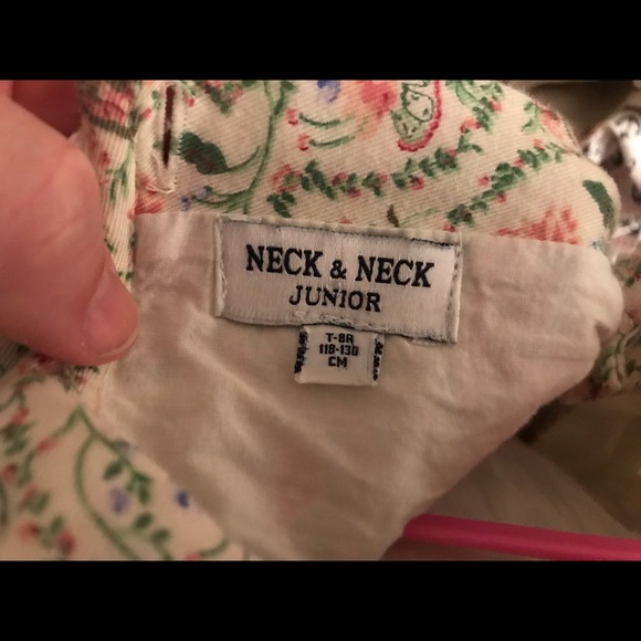 Easter Neck&Neck smocked lined dress 8y - Picture 3 of 4